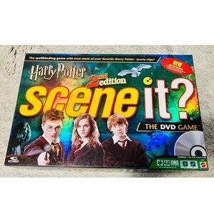 Harry Potter Scene It? 2nd Edition The DVD Board Game Mattel 2007 100% Complete
